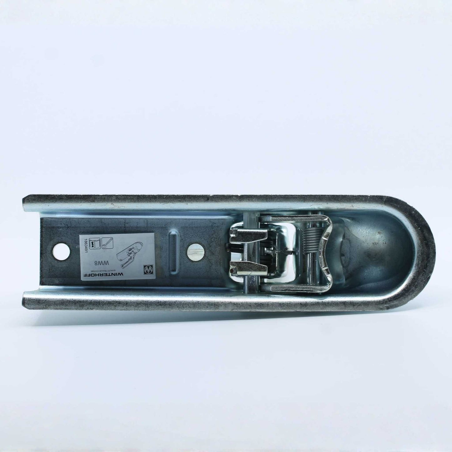 Enganche cuadrado para remolque, con un diámetro de 50 mm y una capacidad de carga de 800 kg.