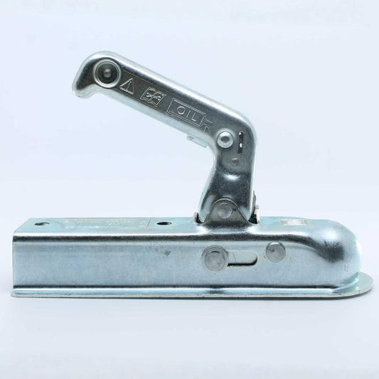 Enganche cuadrado para remolque, con un diámetro de 50 mm y una capacidad de carga de 800 kg.