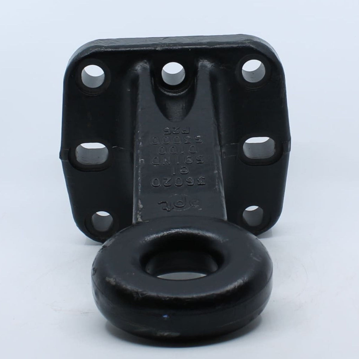 Enganche para remolque de brida con 8 orificios y carga de 3.000 kg.

