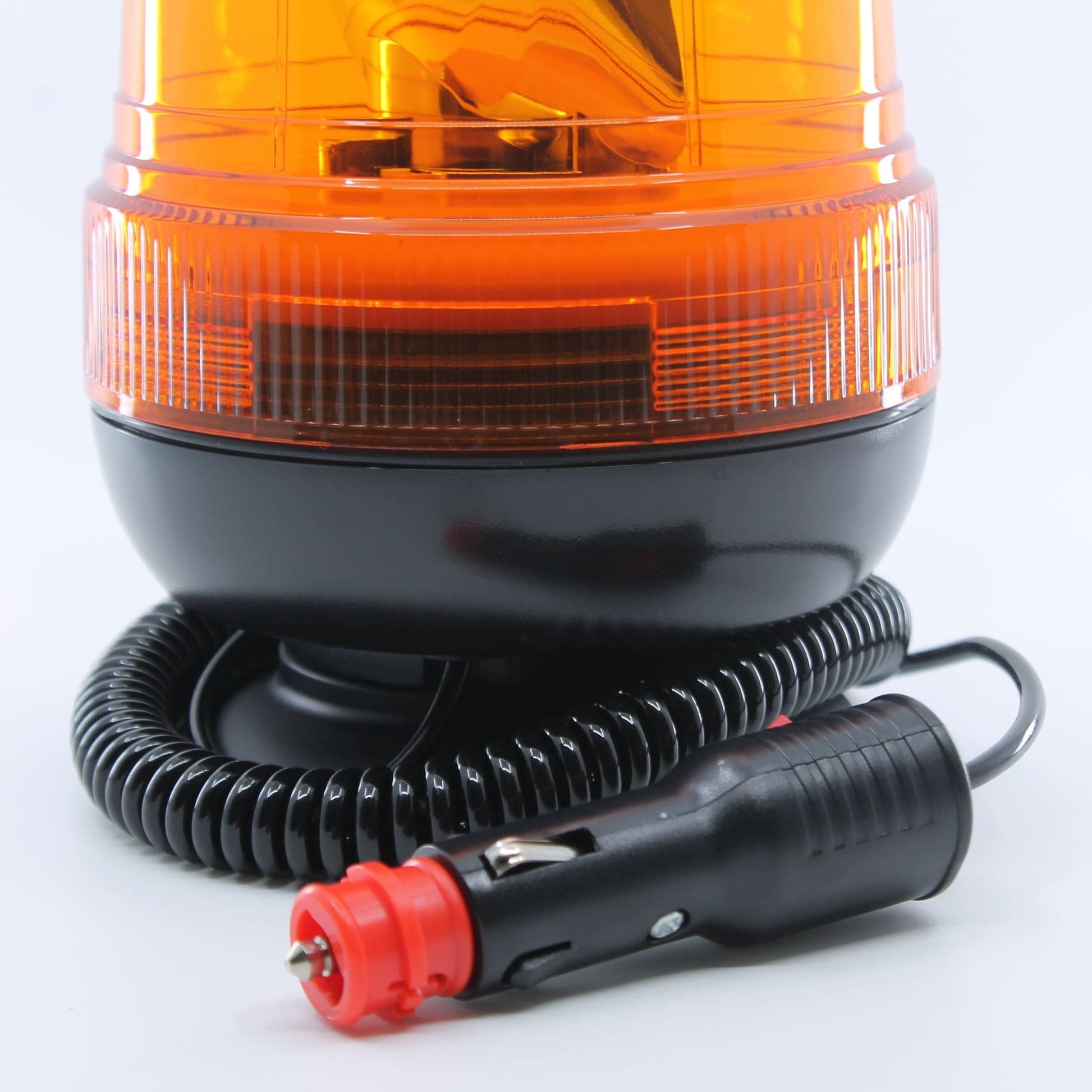 Faro rotativo magnético y con motor, homologado para vehículos agrícolas, de 12-24 V y que cumple la normativa ECE R65.