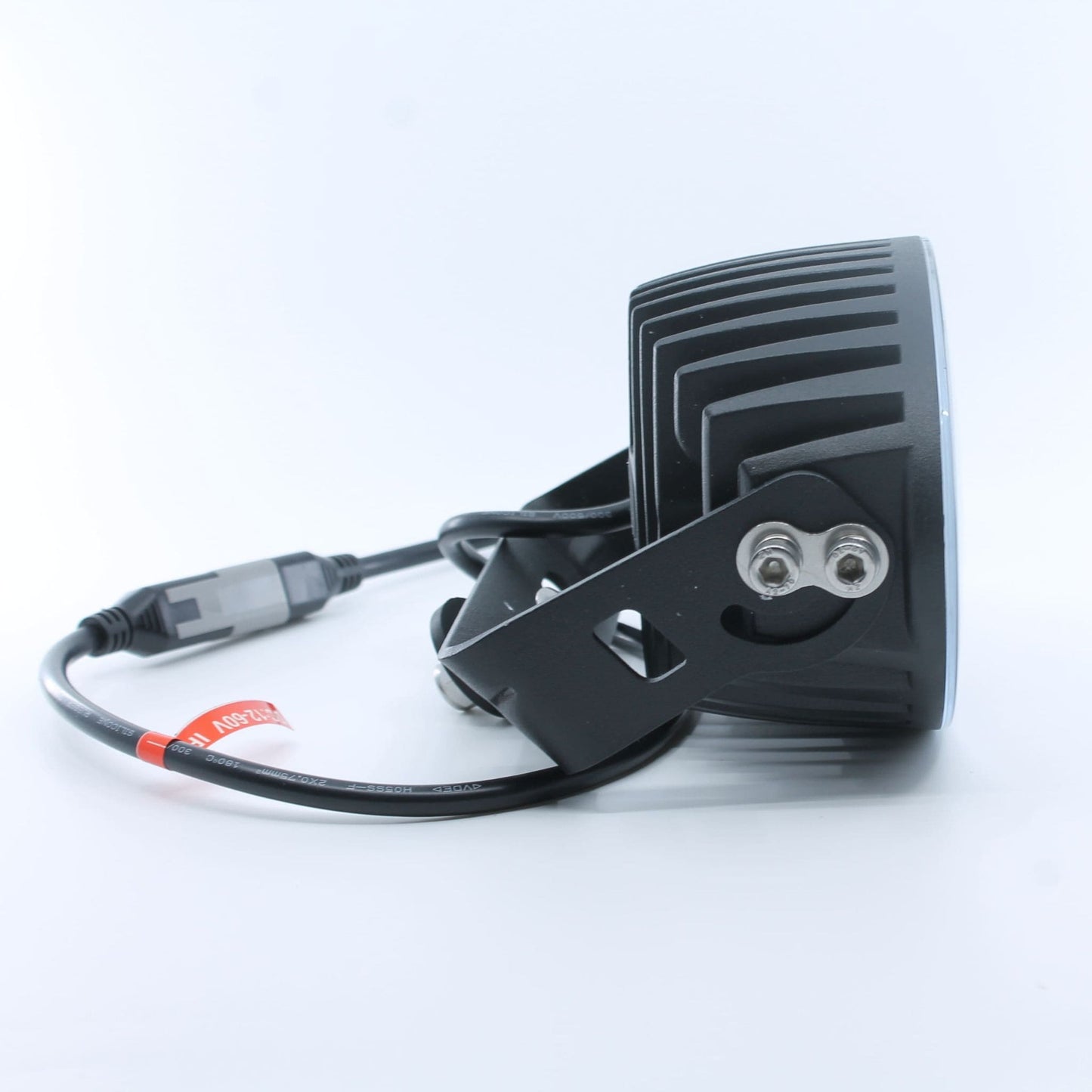 Faro de trabajo LED ovalado de largo alcance (6.600 lúmenes, 60 W) para 12-24 V, con 6 LEDs, que funciona a 12-60 VDC, con homologación IP68, ideal para tractores y maquinaria agrícola.