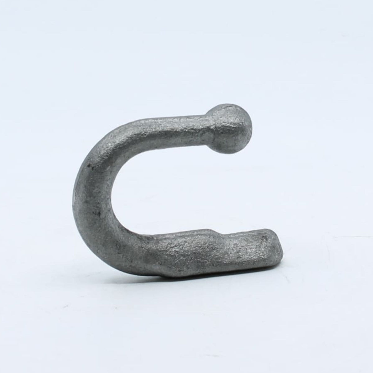 Gancho forjado para soldar de amarre para lona y cuerda de 75 x 60 mm en remolque.