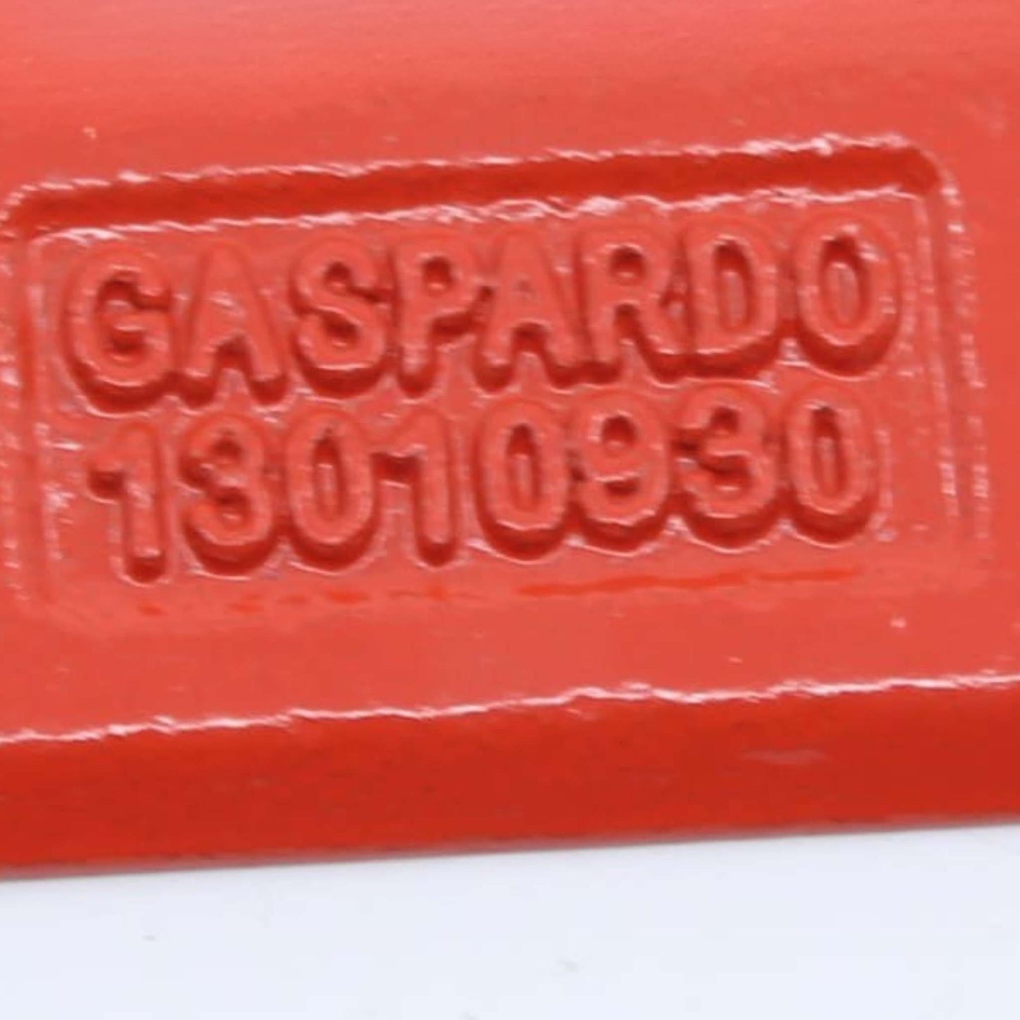Guía barra inferior original Gaspardo ref. 21120045. Placa de fundición de fricción y guiado inferior para barra de corte en posición 19.
