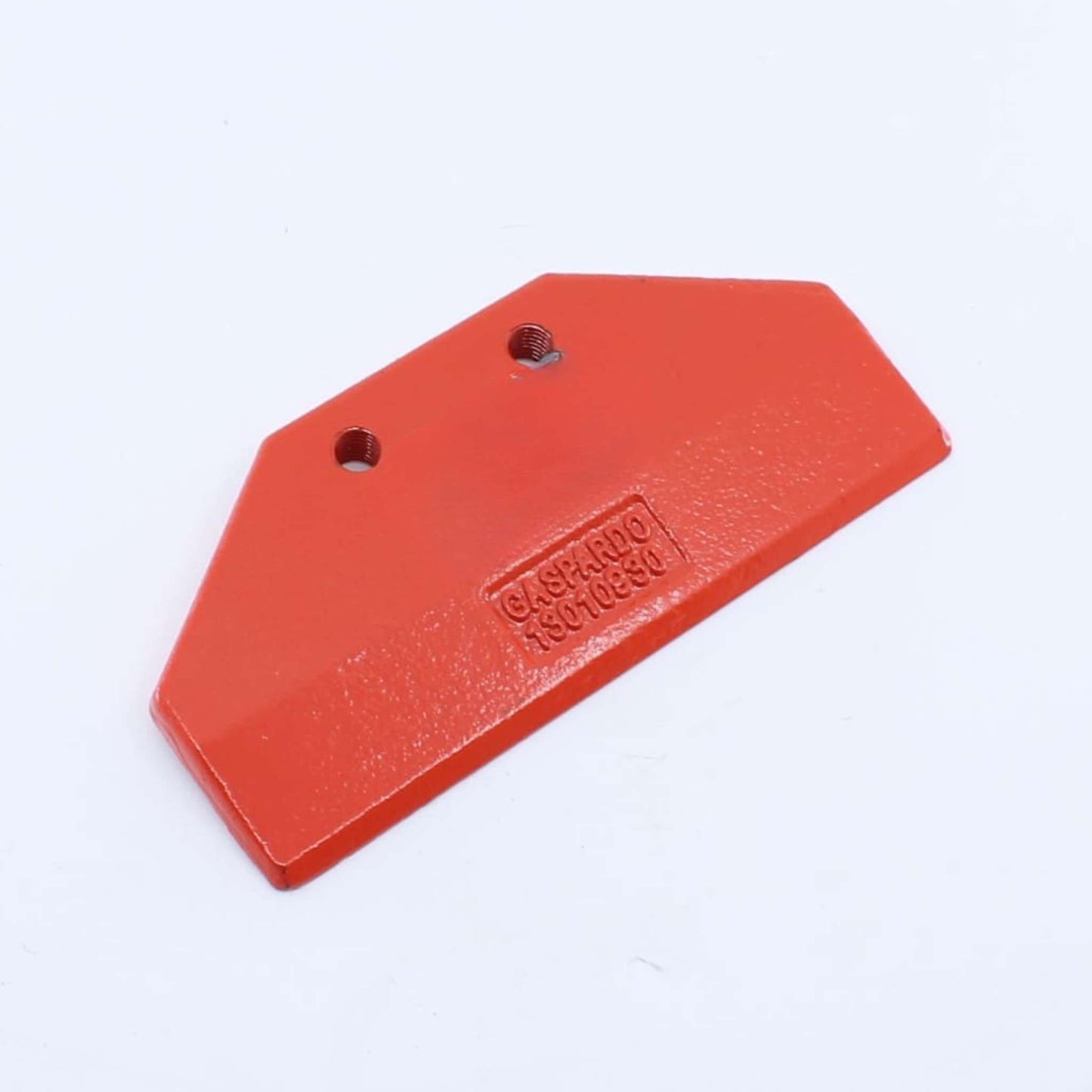 Guía barra inferior original Gaspardo ref. 21120045. Placa de fundición de fricción y guiado inferior para barra de corte en posición 19.
