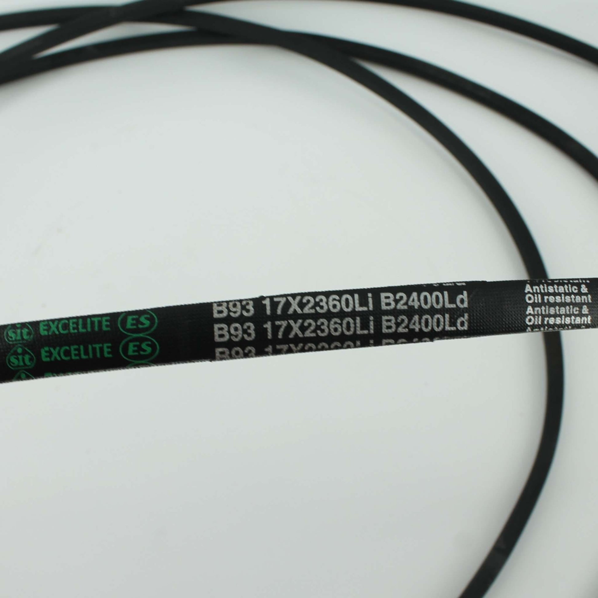 Conjunto de 3 correas trapezoidales adaptables para desbrozadora Gaspardo modelo B93 en posición 26 del despiece técnico.