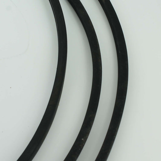 Conjunto de 3 correas trapezoidales adaptables para desbrozadora Gaspardo en posición 26 del despiece técnico.