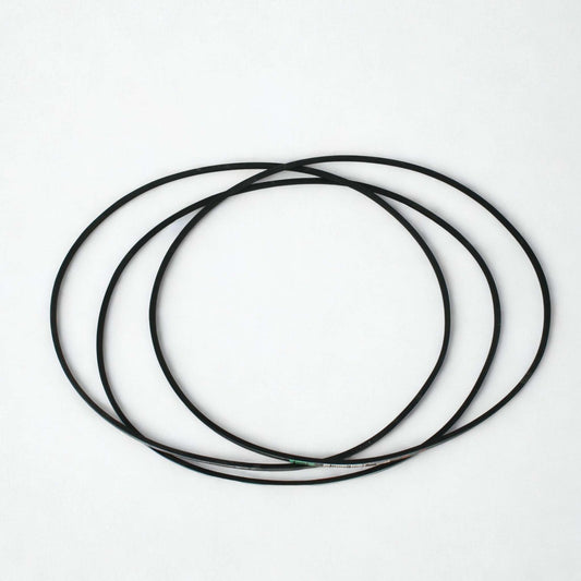 Conjunto de 3 correas trapezoidales adaptables para desbrozadora Gaspardo en posición 26 del despiece técnico.