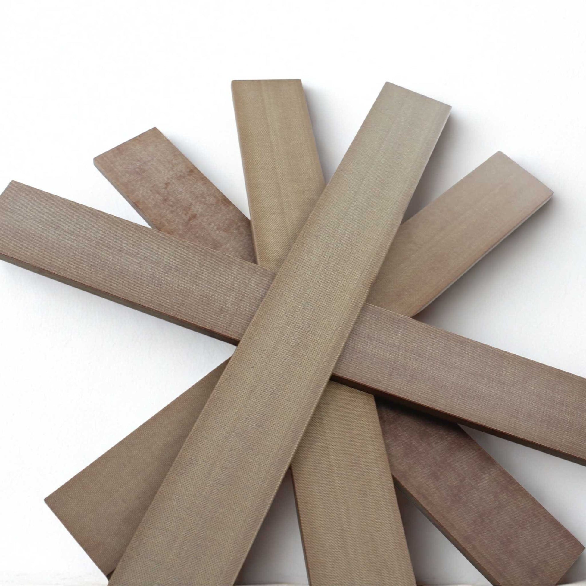 Juego de 5 paletas Jurop para depresor (bomba de vacío) de cisterna o cuba de purín, modelo PNE 122. Medidas de cada paleta: 419 x 78 x 6 mm. Repuesto original.