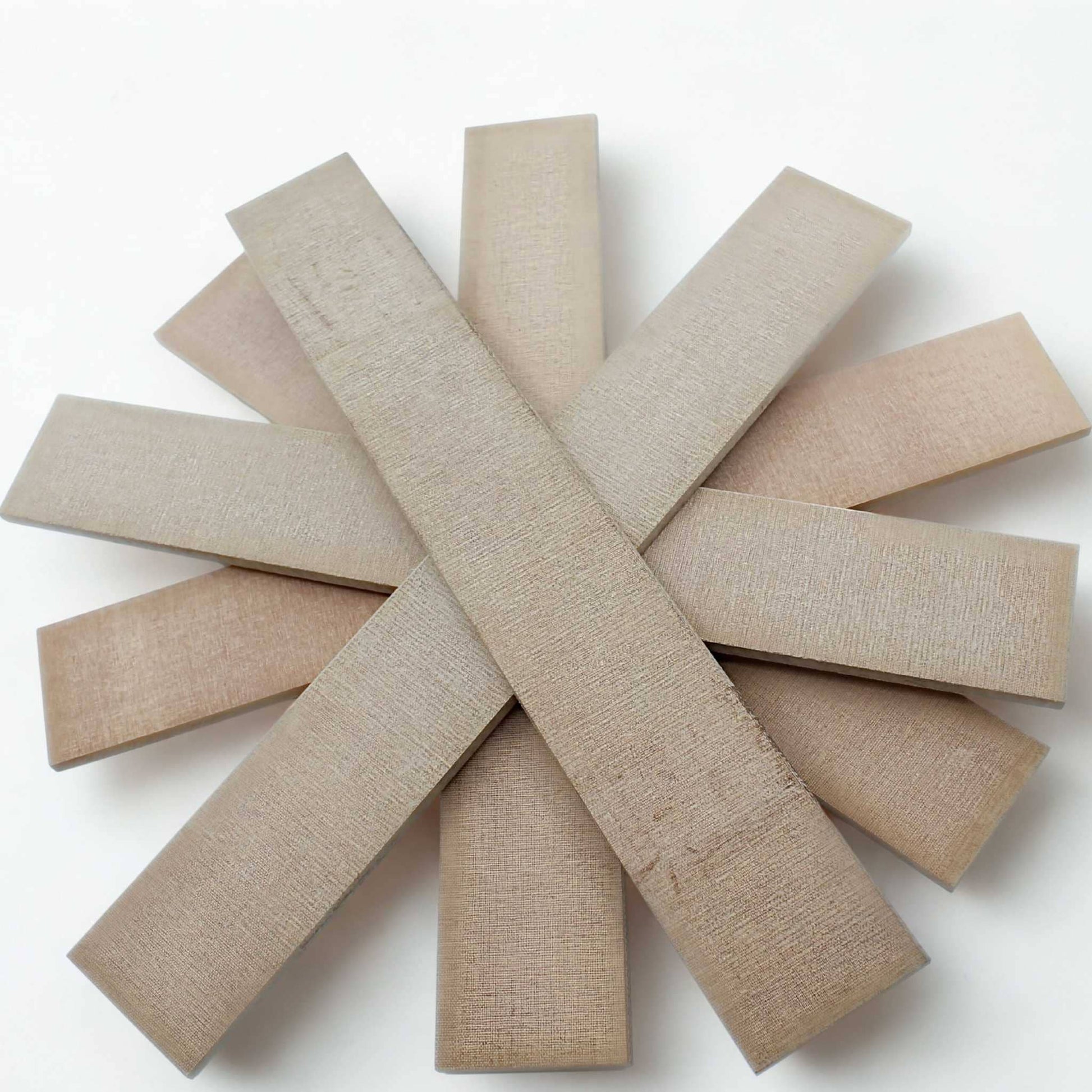 Juego de 6 paletas (repuesto) con medidas 425 x 64 x 7,5 mm para bombas de vacío Hertell modelos KD y KDP 14.000, utilizado en cisternas de purín agrícolas.