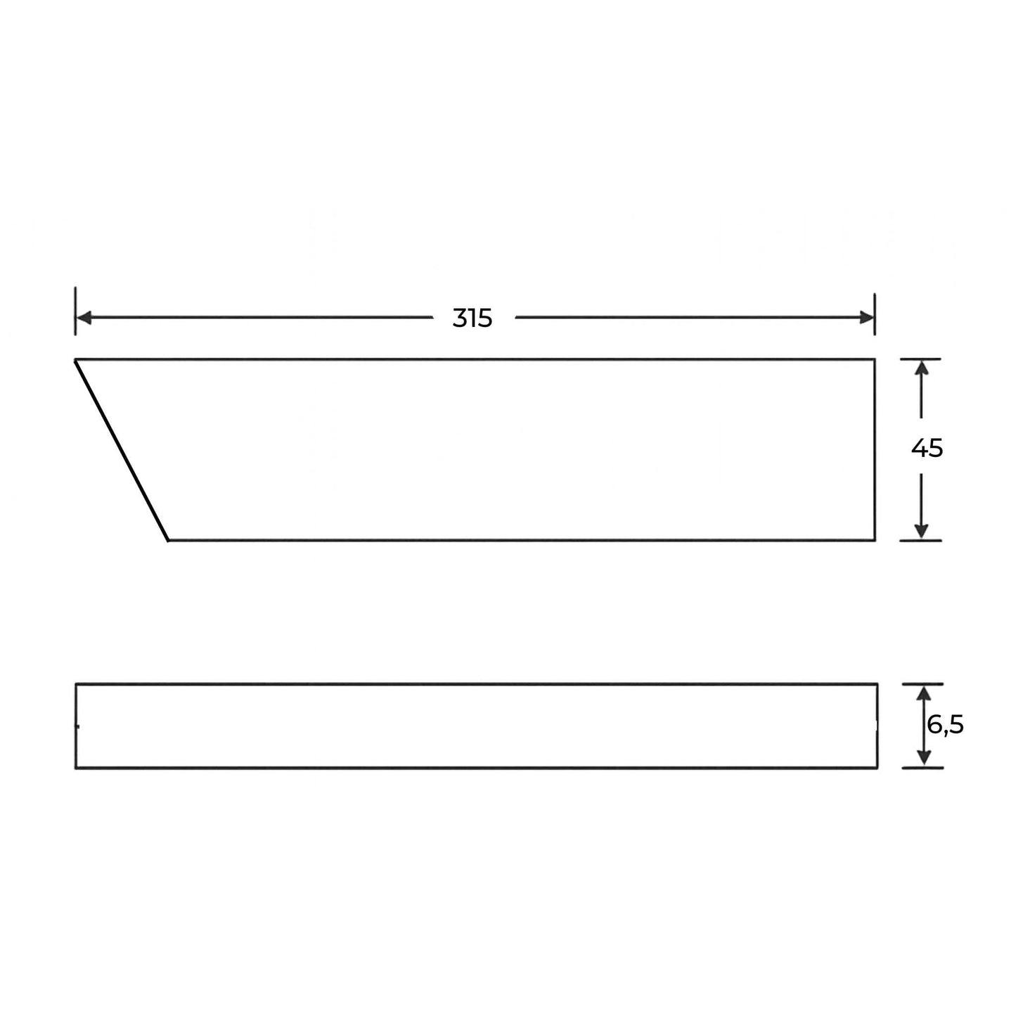 Juego de 7 paletas para depresor Carruxo. Medidas: 315 x 45 x 6,5 mm. Recambio original.