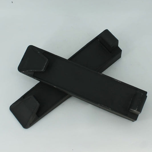 Juego de petacas recto de enganche rápido para pala o cargador frontal 500 x 115 mm.
