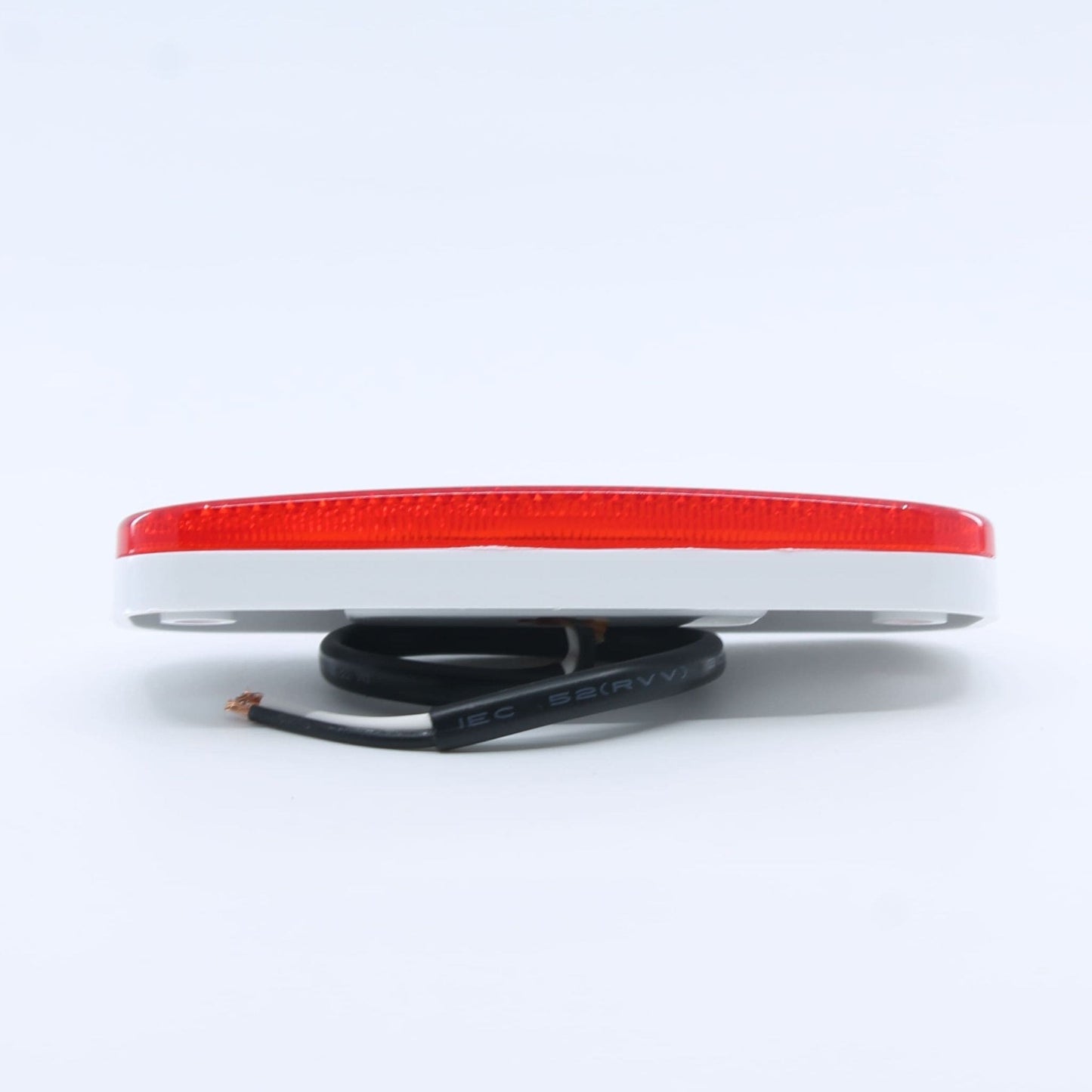 Luz de posición trasera LED roja con 2 diodos para remolque o camión. 12-24 V, IP64 y homologación E4.