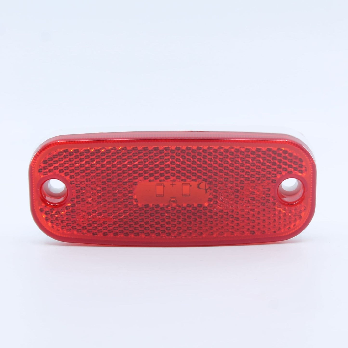 Luz de posición trasera LED roja con 2 diodos para remolque o camión. 12-24 V, IP64 y homologación E4.