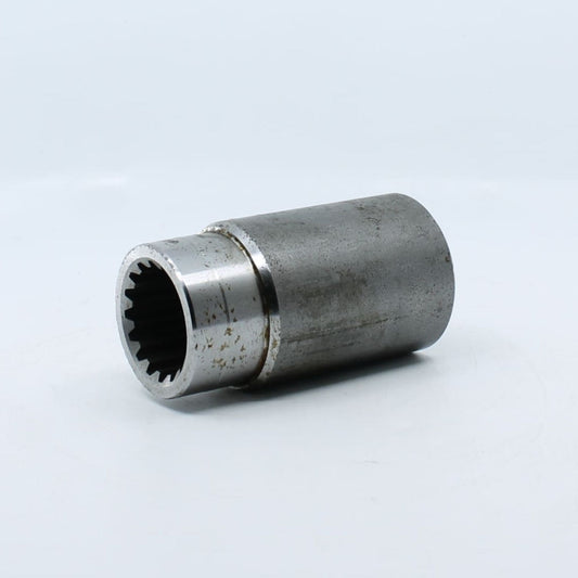 Manguito estriado cuna de diámetro 45, 120 mm de longitud con 16 estrías (Z16).
