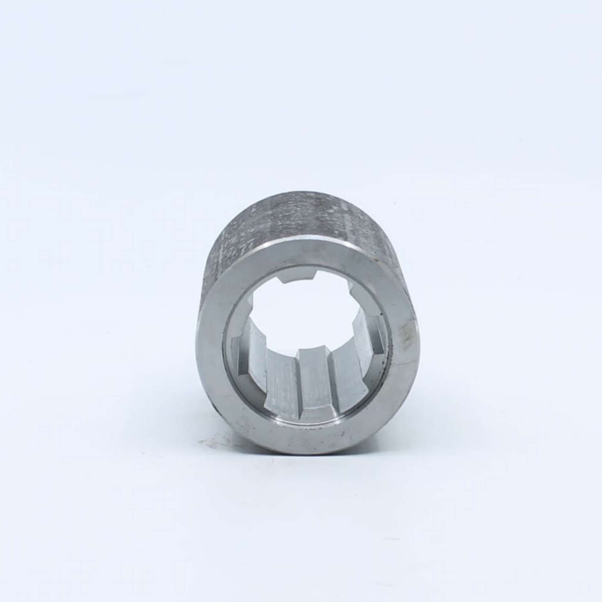 Manguito de acero con tratamiento térmico templado especial para desbrozadora, interior estriado hembra de 1 3/4 pulgadas y Z6.