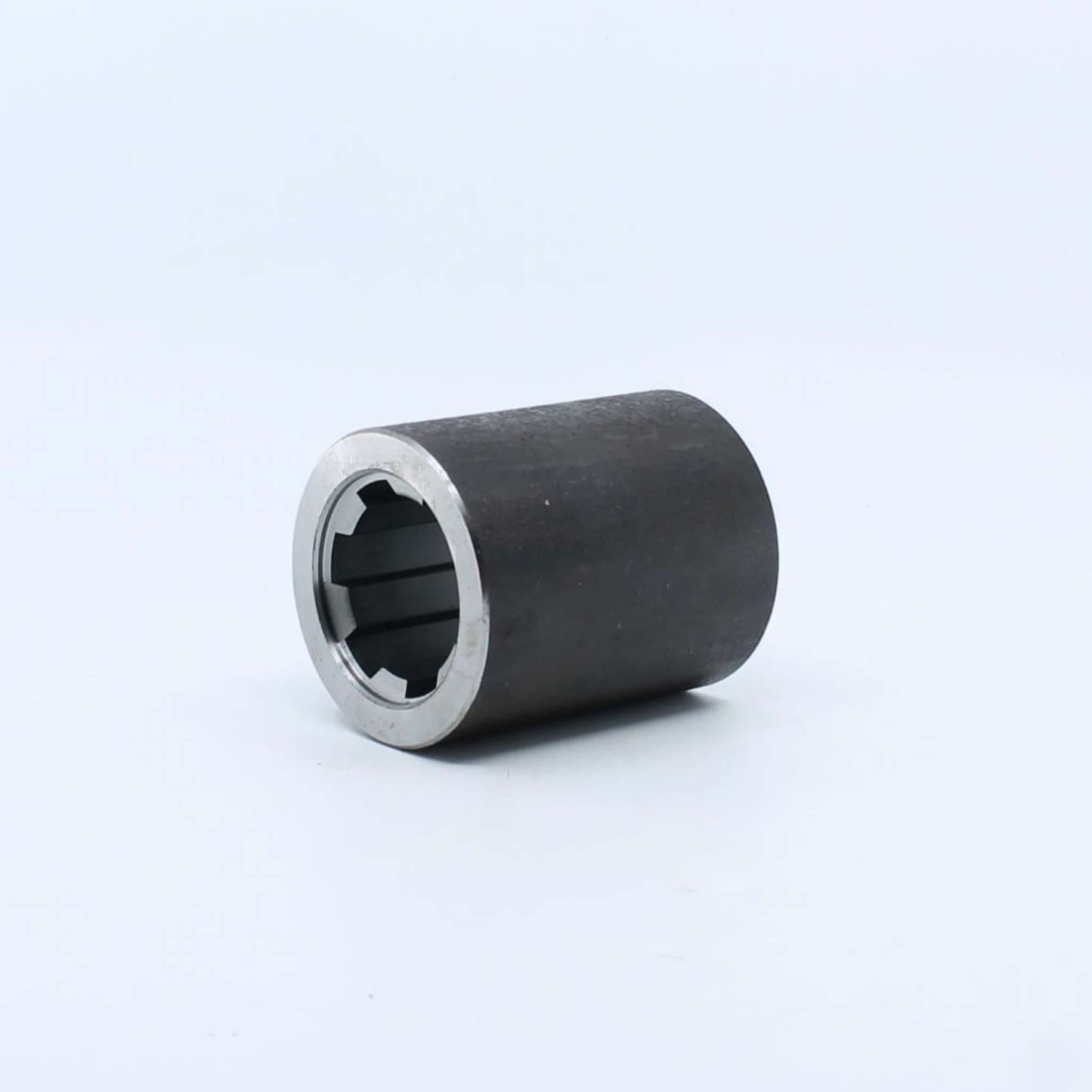 Manguito de acero con tratamiento térmico templado especial para desbrozadora, interior estriado hembra de 1 3/4 pulgadas y Z6.