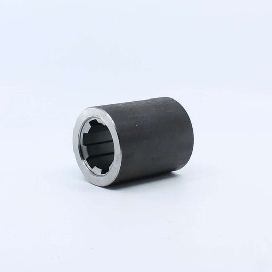 Manguito de acero con tratamiento térmico templado especial para desbrozadora, interior estriado hembra de 1 3/4 pulgadas y Z6.
