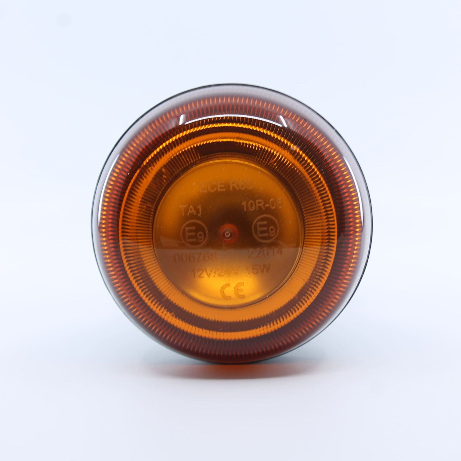 Mini faro rotativo flexible LED, homologado para vehículos agrícolas, de 12-24 V y que cumple la normativa ECE R65.