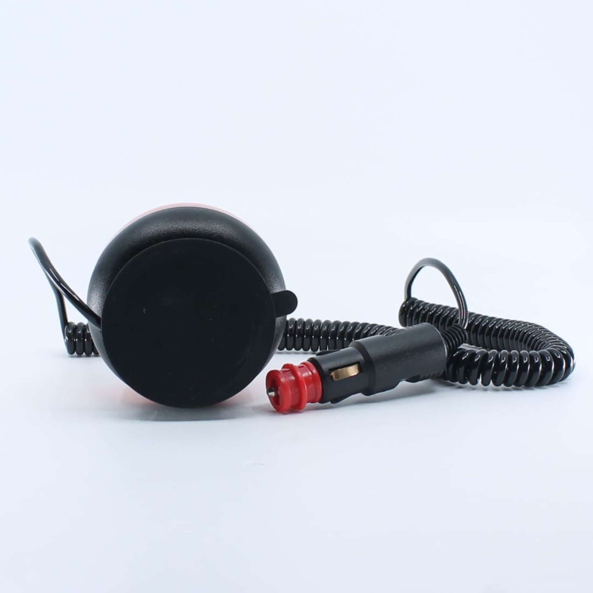 Mini faro rotativo magnético LED, homologado para vehículos agrícolas, de 12-24 V y que cumple la normativa ECE R65.