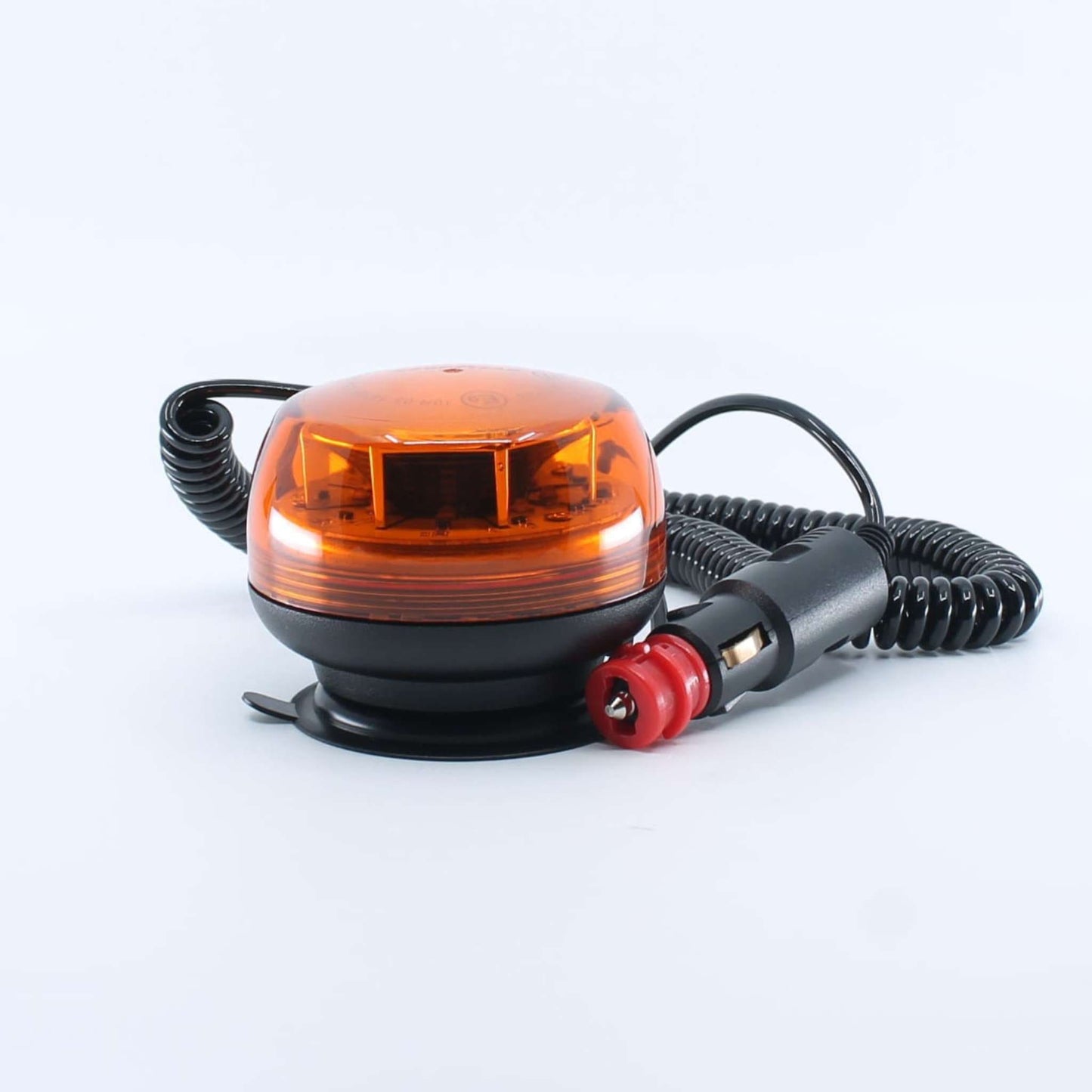 Mini faro rotativo magnético LED, homologado para vehículos agrícolas, de 12-24 V y que cumple la normativa ECE R65.