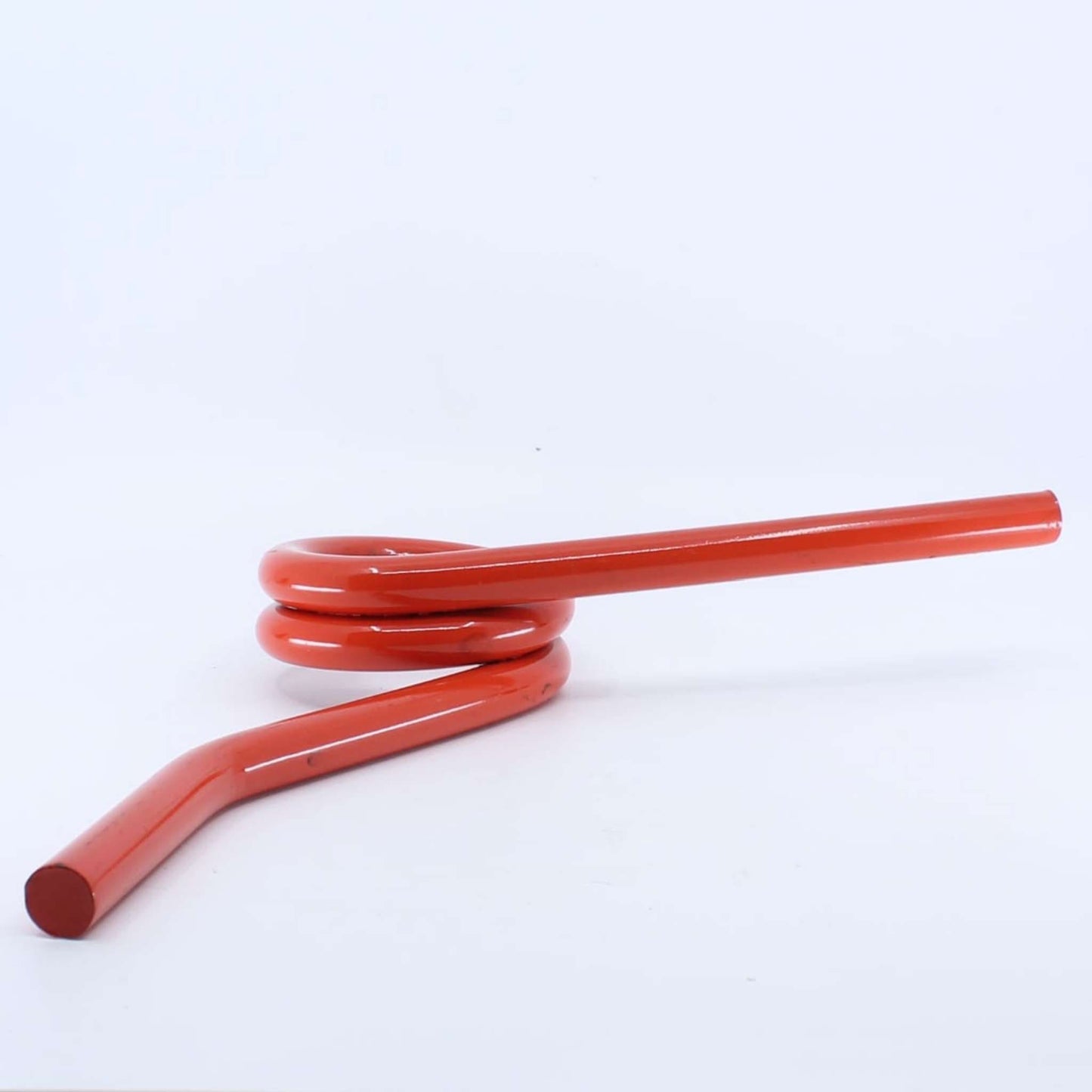 Muelle de bisagra original Gaspardo ref. 21120319 en posición 18. Muelle de torsión reforzado rojo para articulación y plegado del chasis.