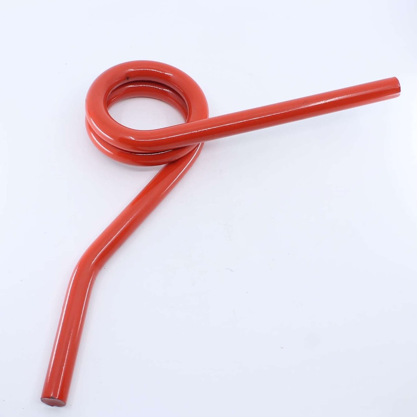 Muelle de bisagra original Gaspardo ref. 21120319 en posición 18. Muelle de torsión reforzado rojo para articulación y plegado del chasis.