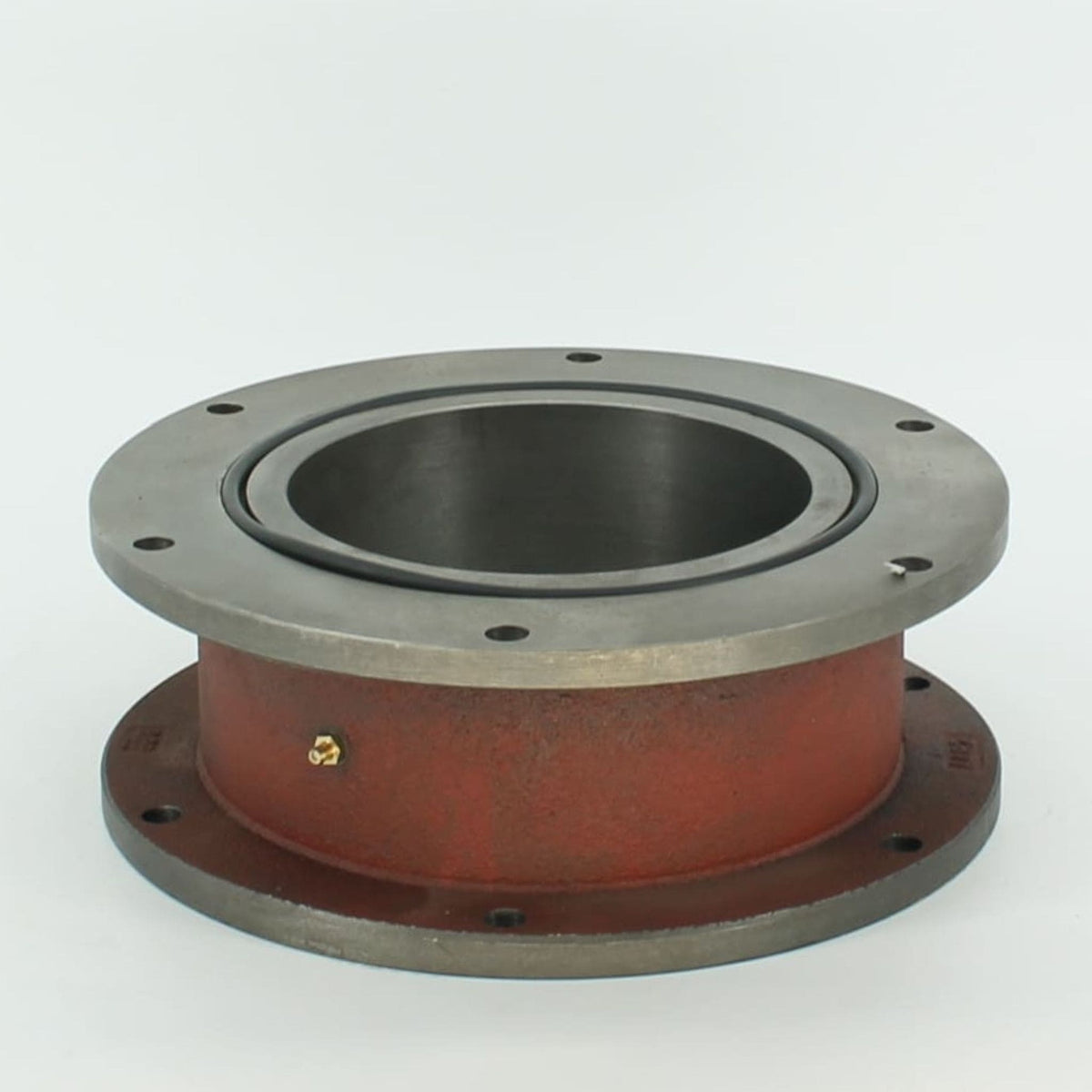 Nudo girable o racor giratorio para brazo de carga de cuba de purín con brida y junta. Diámetro 200 mm (8 pulgadas).
