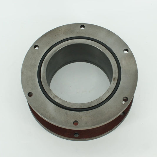 Nudo girable o racor giratorio para brazo de carga de cuba de purín con brida y junta. Diámetro 200 mm (8 pulgadas).
