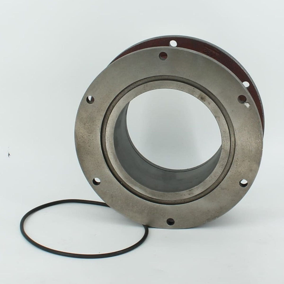 Nudo girable o racor giratorio para brazo de carga de cuba de purín con brida y junta. Diámetro 200 mm (8 pulgadas).
