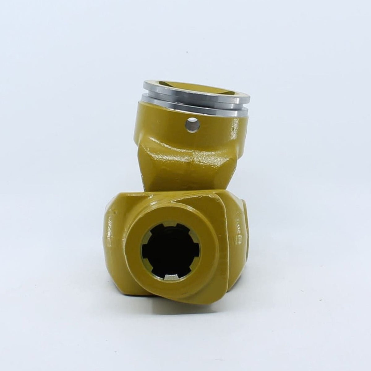Nudo de transmisión con estriado 1" 3/8 Z6 para tubo perfil triangular de 54 x 4 mm y cruceta 30 x 92 mm.

