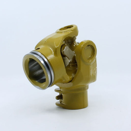 Nudo de transmisión con estriado 1" 3/8 Z6 para tubo perfil triangular de 54 x 4 mm y cruceta 30 x 92 mm.
