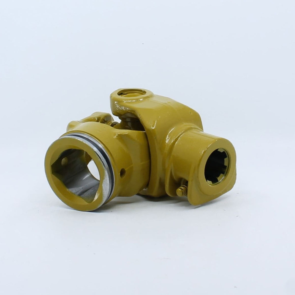 Nudo de transmisión con estriado 1" 3/8 Z6 para tubo perfil triangular de 54 x 4 mm y cruceta 30 x 92 mm.
