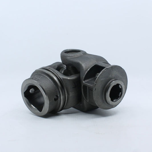 Nudo de transmisión original Bondioli & Pavesi G9 con salida estriada Z6 (1 3/8) y horquilla para tubo triangular exterior de 54 x 6 mm.
