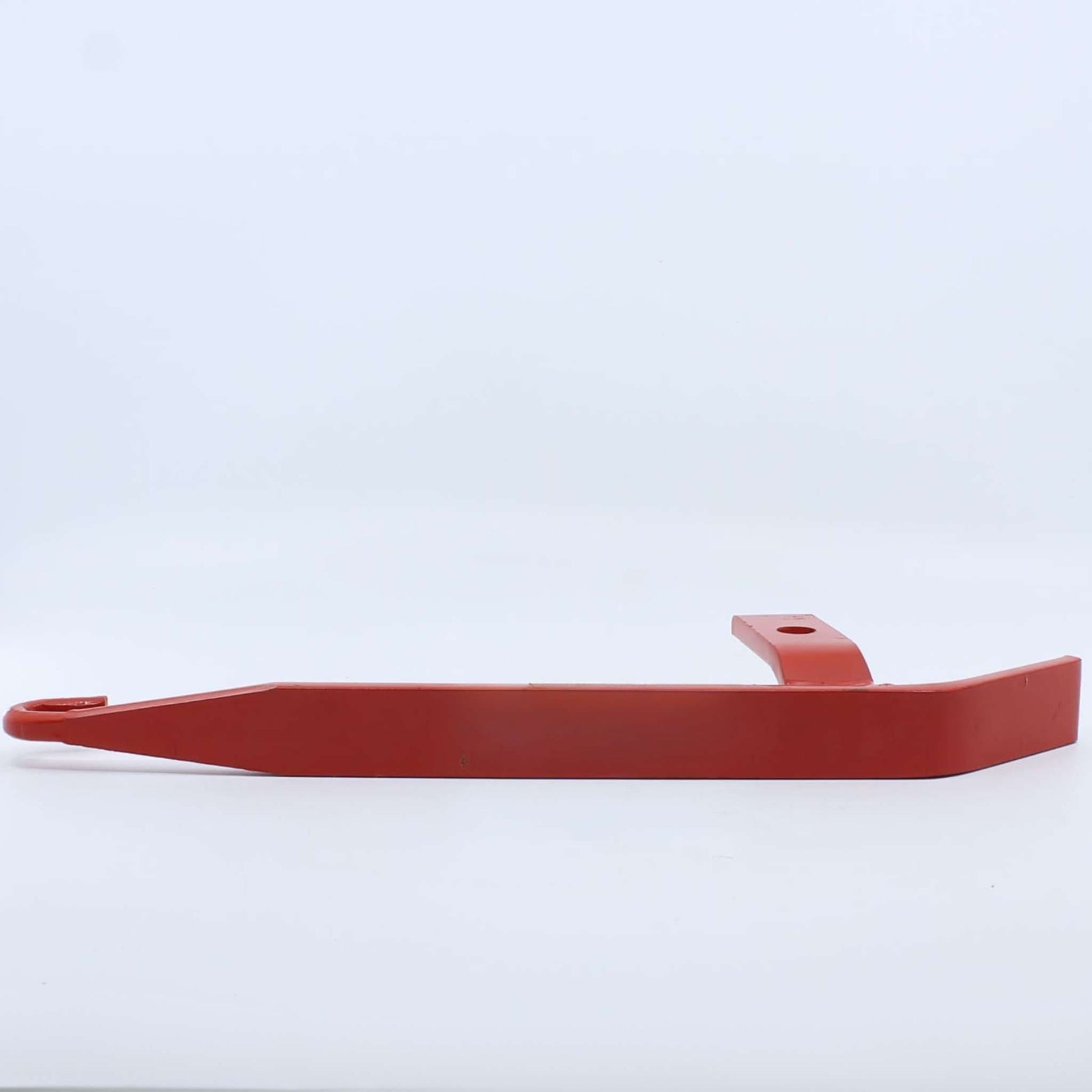 Patín de apoyo derecho original Gaspardo para barra de corte tradicional ref. 21120038. Zapata deslizante de acero de regulación en posición 33 del despiece.