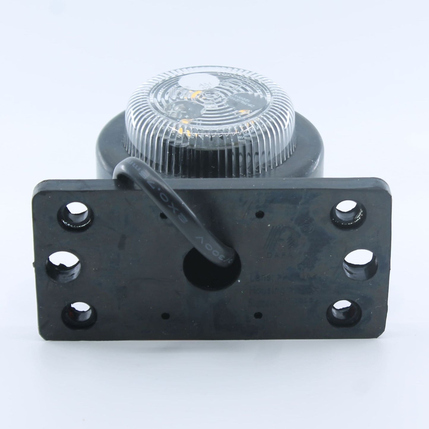 Piloto de gálibo LED de brazo corto para remolque o camión. Multivoltaje 12-24 V, protección IP67 y homologación E4.