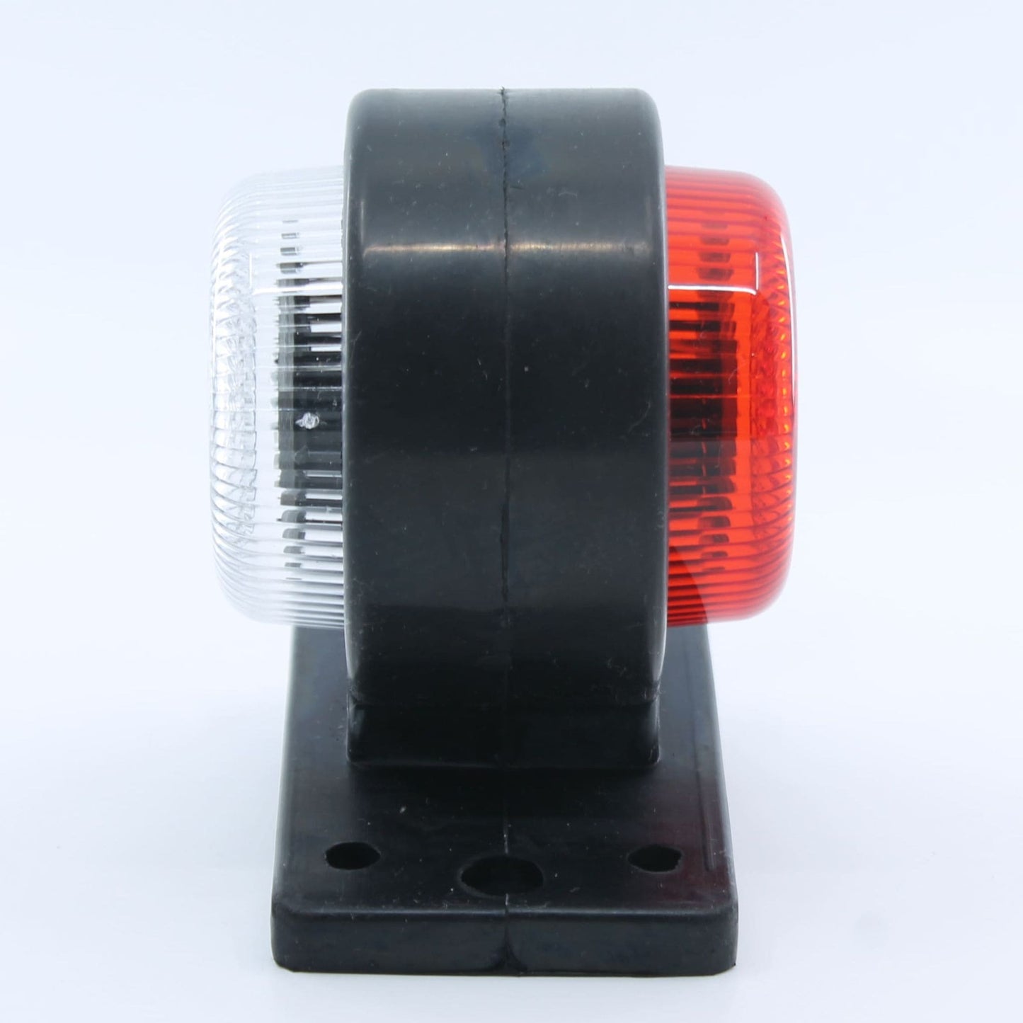 Piloto de gálibo LED de brazo corto para remolque o camión. Multivoltaje 12-24 V, protección IP67 y homologación E4.