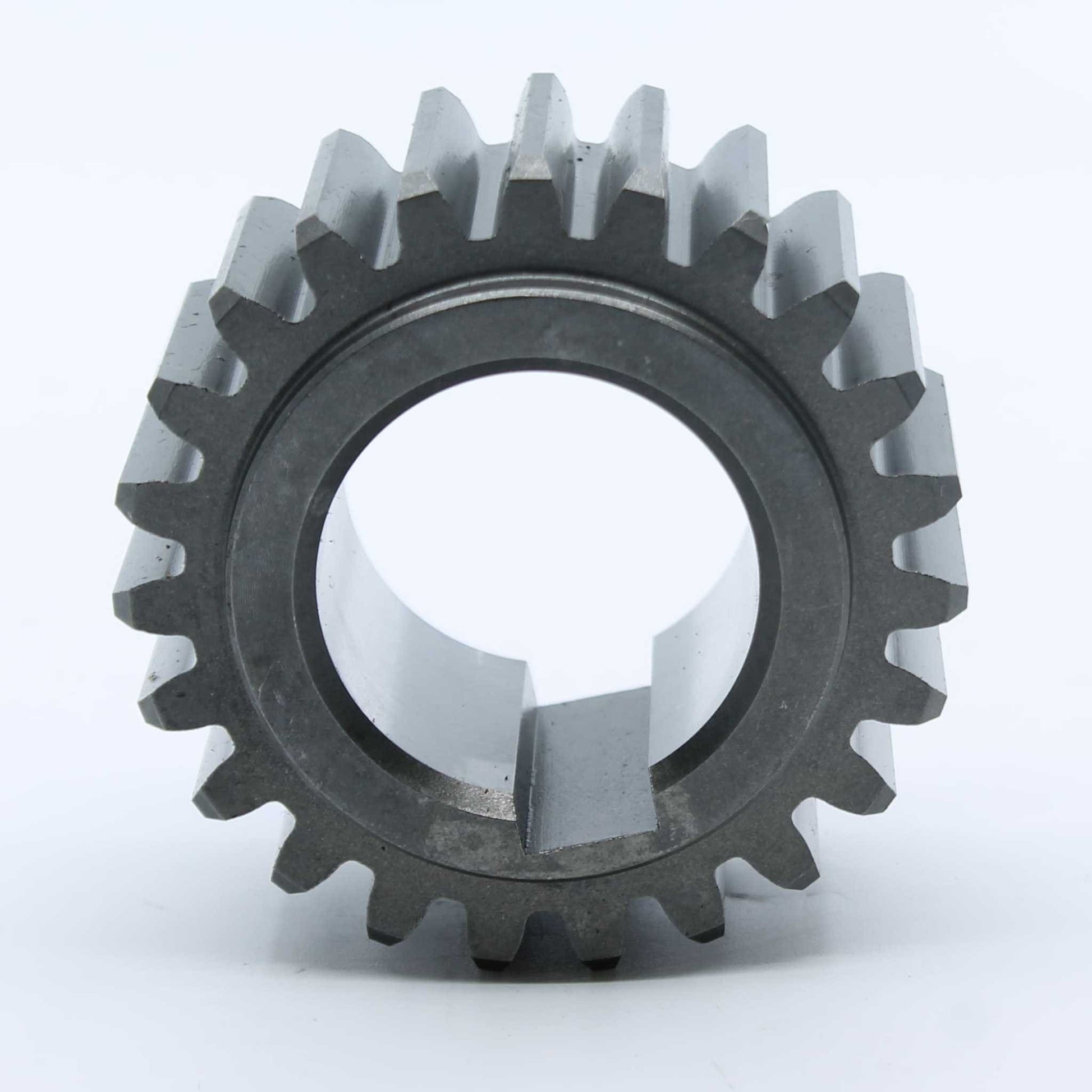 Piñón de 23 dientes (Z23) con chavetero ancho para depresores Battioni Pagani series MEC 6500, 8000, 9000, 11000 y 13500. Fabricación original Bondioli & Pavesi para alta resistencia.