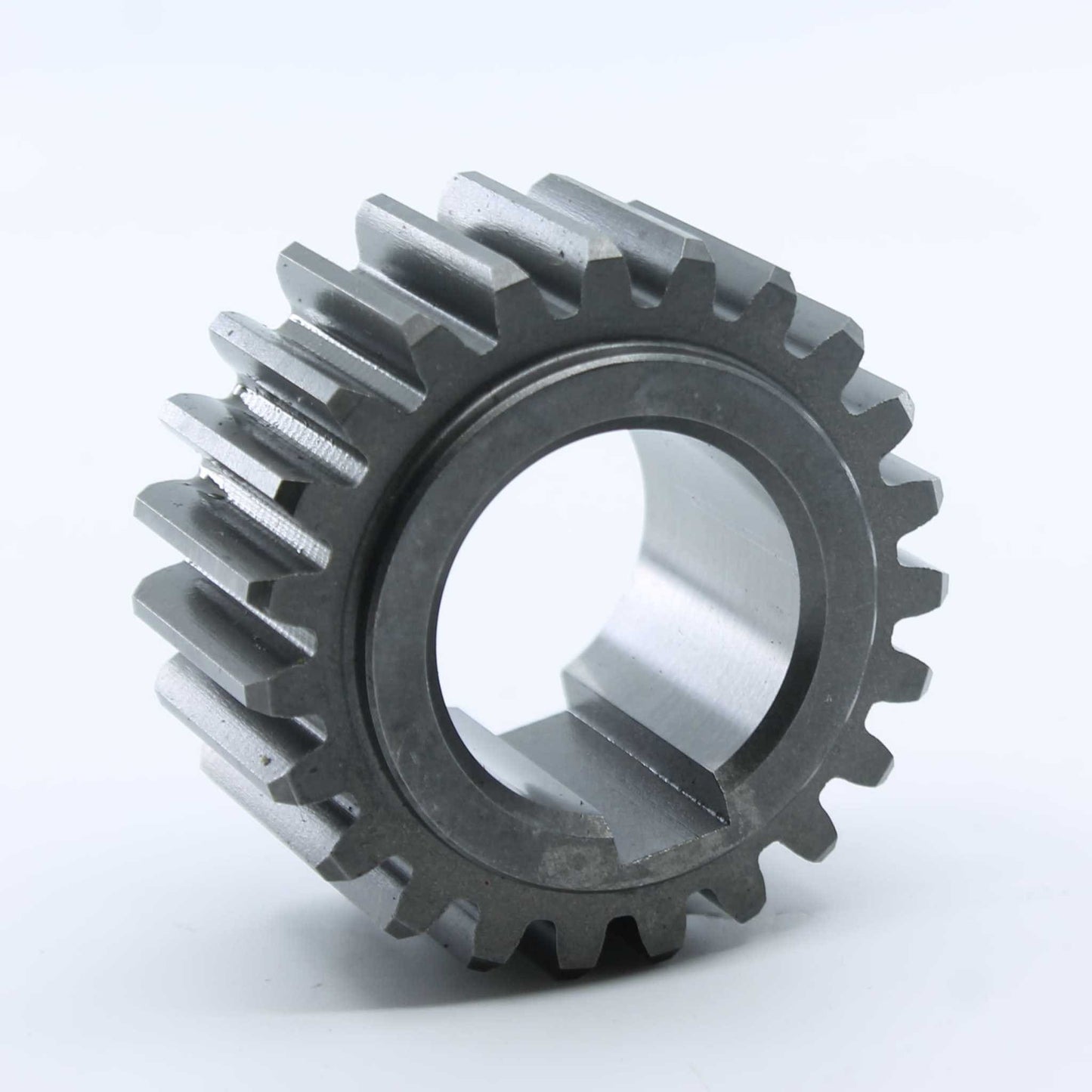Piñón de 23 dientes (Z23) con chavetero ancho para depresores Battioni Pagani series MEC 6500, 8000, 9000, 11000 y 13500. Fabricación original Bondioli & Pavesi para alta resistencia.