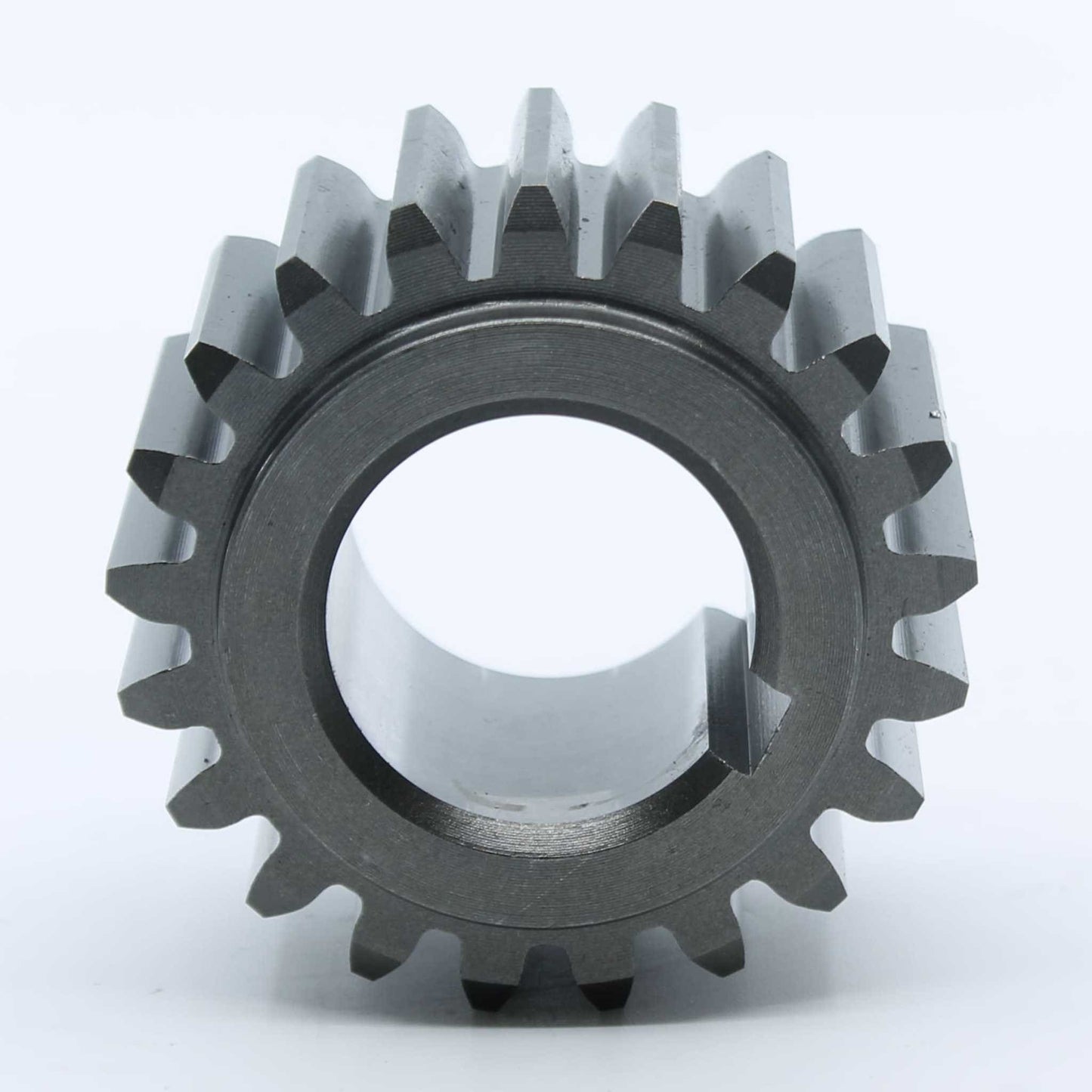 Piñón de 23 dientes (Z23) con chavetero estrecho para depresores Battioni Pagani series MEC 6500, 8000, 9000, 11000 y 13500. Fabricación original Bondioli & Pavesi para alta resistencia.