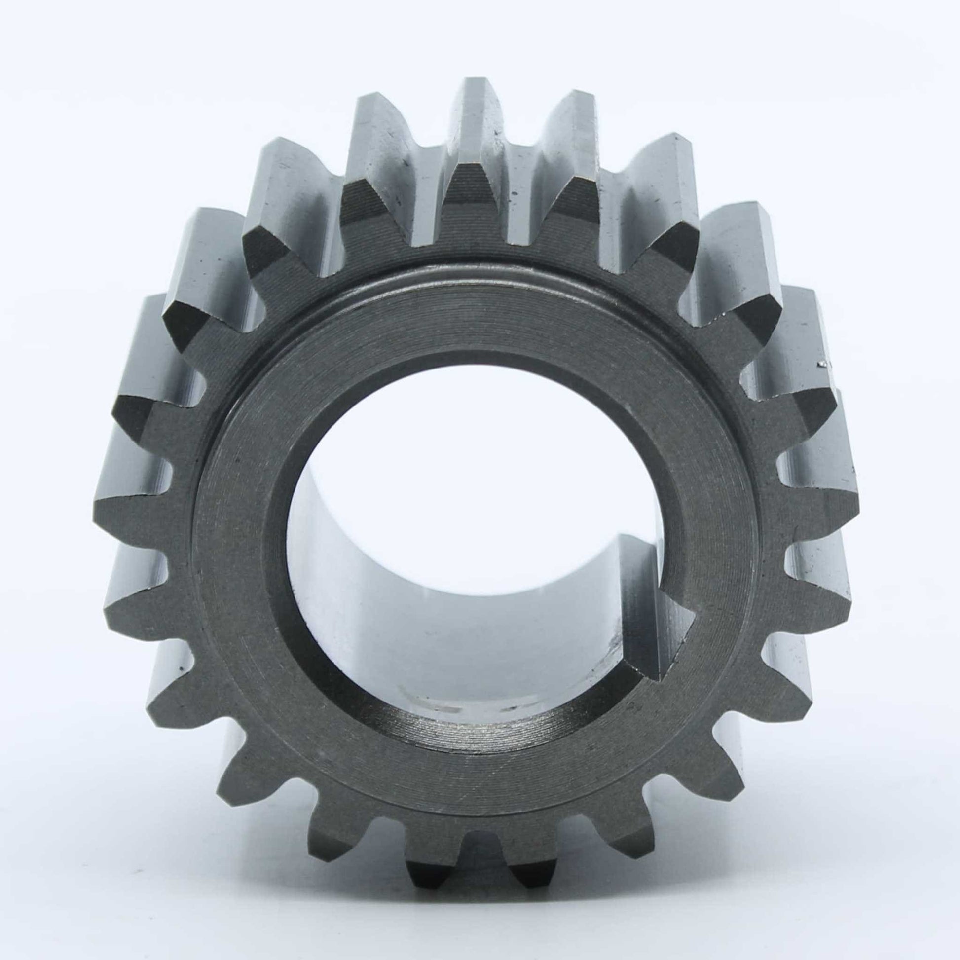 Piñón de 23 dientes (Z23) con chavetero estrecho para depresores Battioni Pagani series MEC 6500, 8000, 9000, 11000 y 13500. Fabricación original Bondioli & Pavesi para alta resistencia.