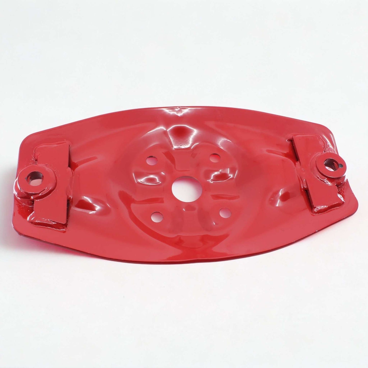Plato portacuchillas ovalado de 390mm adaptable para segadoras Kuhn GMD y FC. Repuesto compatible con referencia original 56812600.