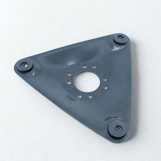 Plato portacuchillas triangular adaptable para segadoras Vicon CM165 y CM167. Repuesto compatible con referencia original VNB1019894.