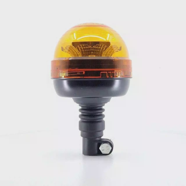 Faro rotativo flexible LED, homologado para vehículos agrícolas, de 12-24 V y que cumple la normativa ECE R65.