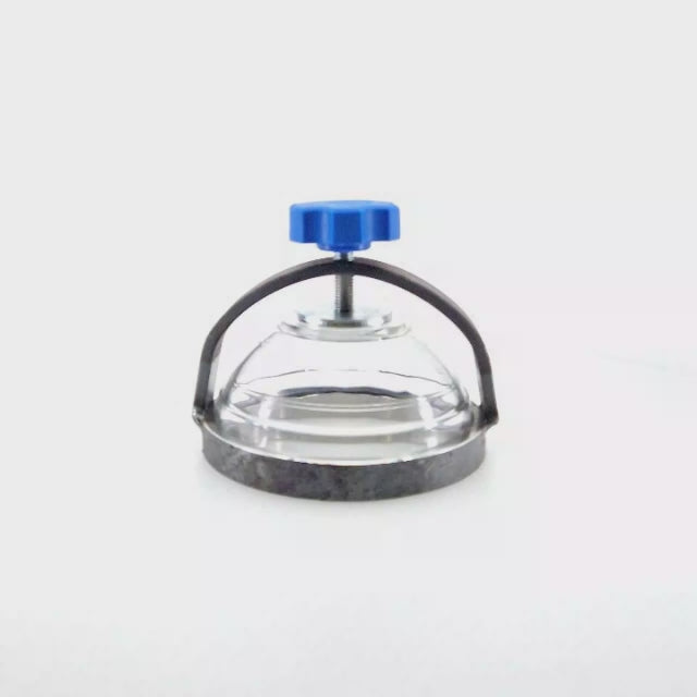 Visor de indicador de nivel para cisterna de purín de la marca Riv, de 4 pulgadas de diámetro y cuerpo soldable.