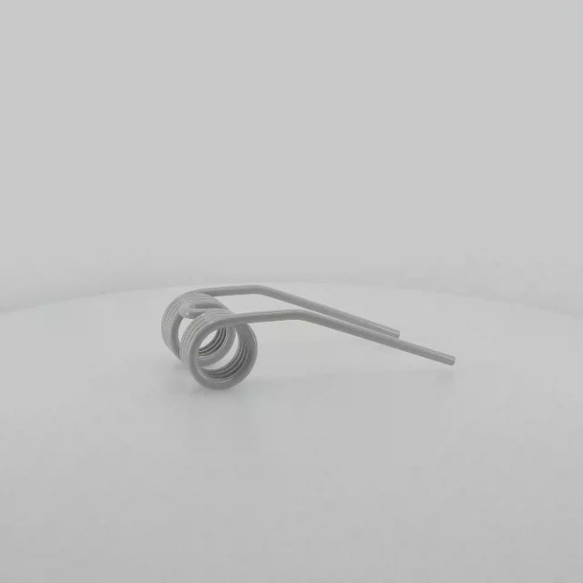 Púa de pick-up de cuarto tipo adaptable para rotoempacadora Krone. Fabricada por La Spirale en Italia, recambio compatible de alta resistencia, referencia 938040.