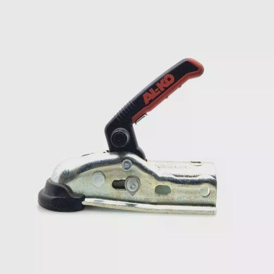 Enganche redondo para remolque, con un diámetro de 50 mm y una capacidad de carga de 2.700 kg.