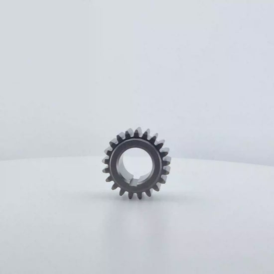 Piñón de 21 dientes (Z21) para depresor Battioni Pagani series MEC 2000, 3000, 4000 y 5000. Fabricación original Bondioli &amp; Pavesi para alta resistencia.