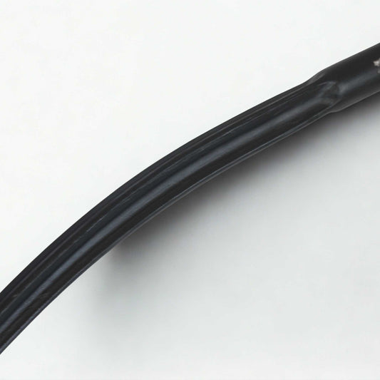 Púa carga pacas curvada con bulón (diente o pincho para fardos). Medidas: 670 mm de largo y 35 mm de diámetro.