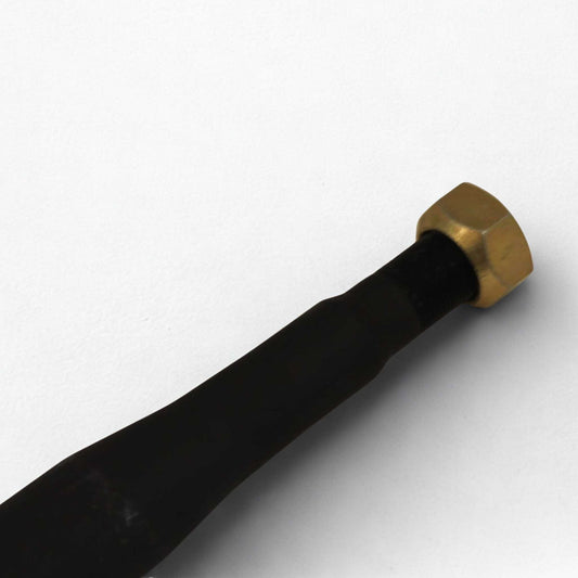 Púa carga pacas reforzada (diente o pincho para fardos). Longitud 820 mm y diámetro 35 mm. Acero forjado.