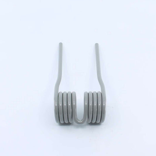 Púa de pick-up de segundo tipo adaptable para rotoempacadora Krone. Fabricada por La Spirale en Italia, recambio compatible de alta resistencia, referencia 938436.